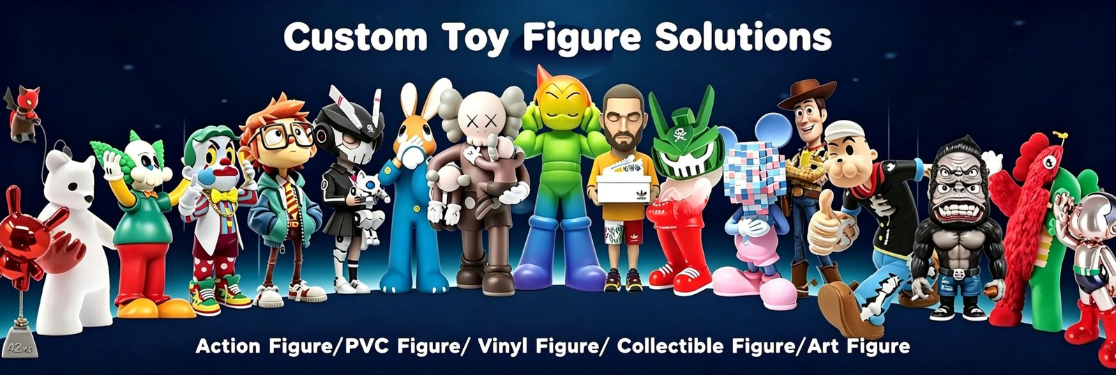 Custom toy figure product overview