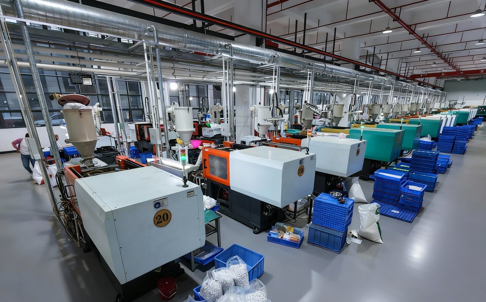 Toy figure injection molding workshop